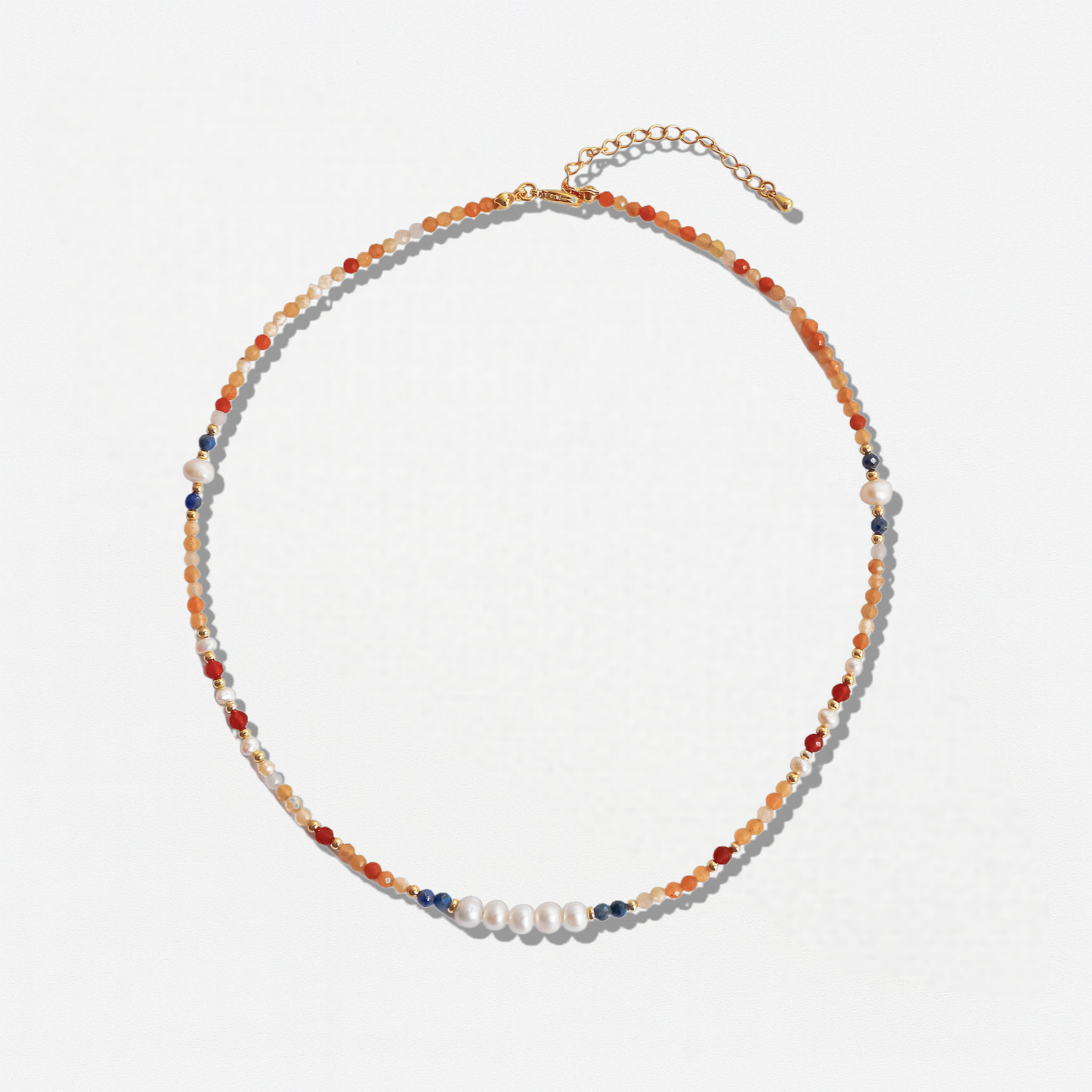 Van Gogh Sunflower Beaded Necklace - Crystalory