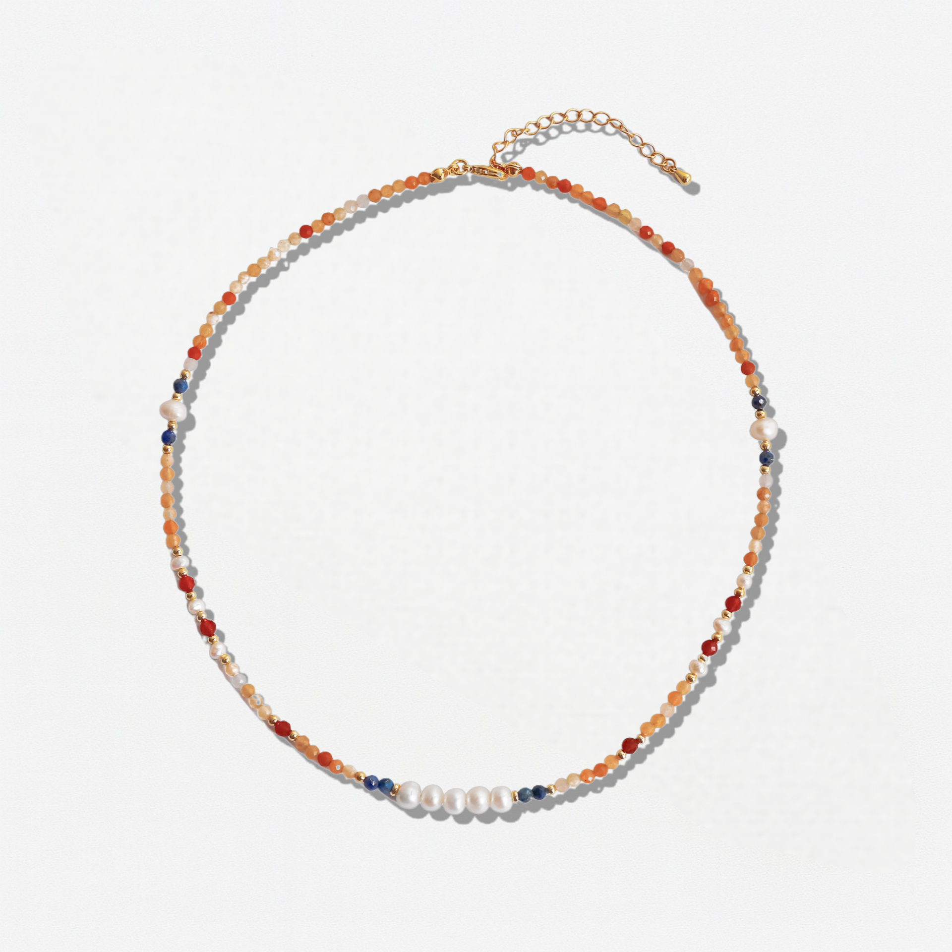 Van Gogh Sunflower Beaded Necklace - Crystalory