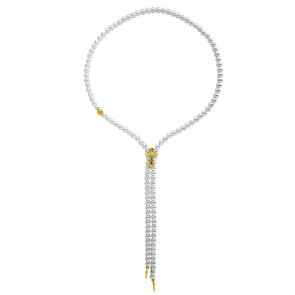 Cross Pearl Jewelry Set - Crystalory