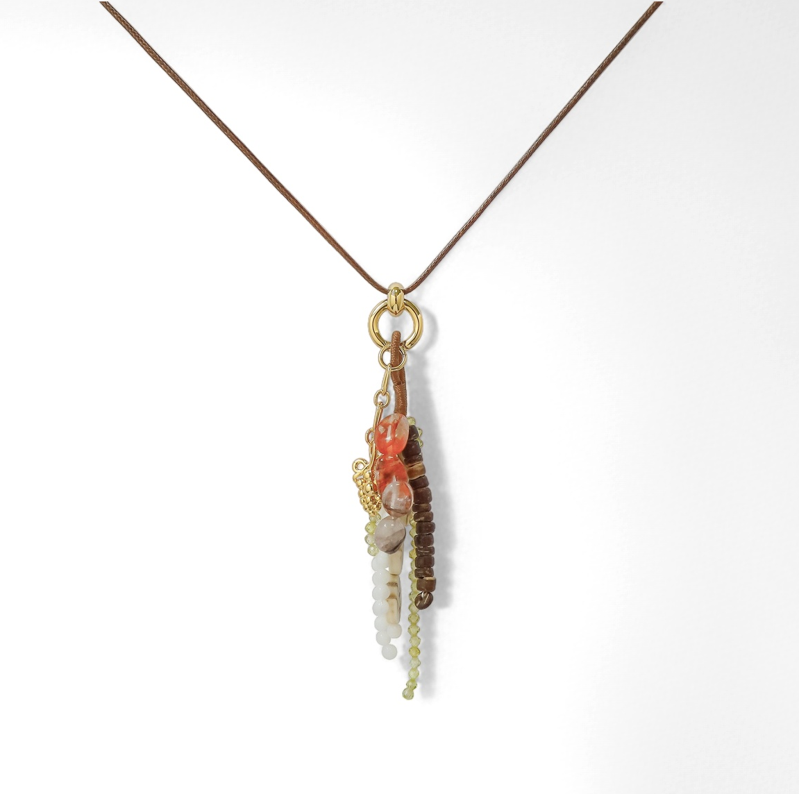 Summer Orchard Tassel Necklace - Crystalory