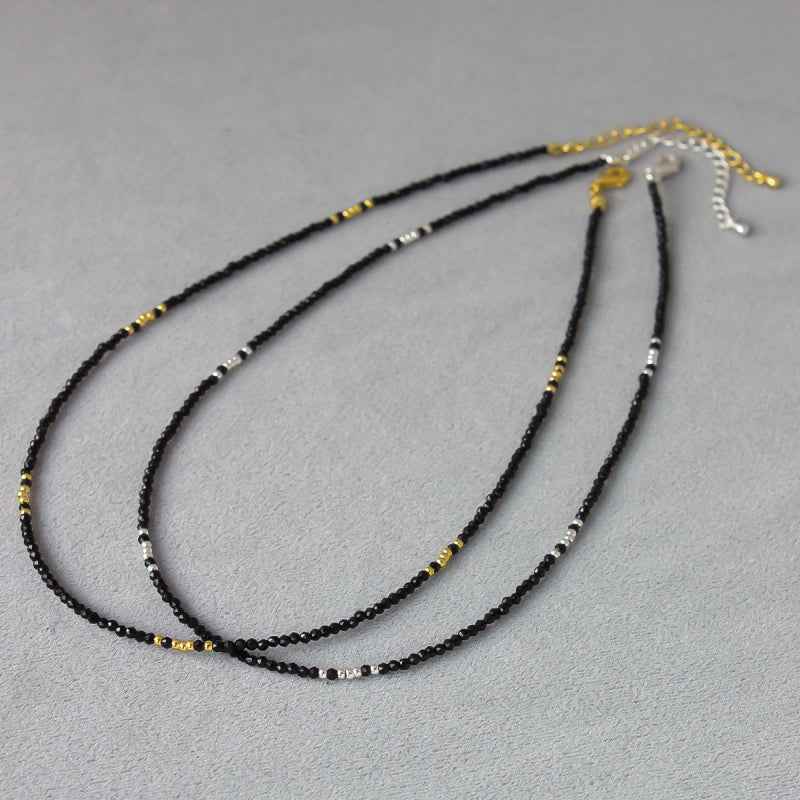 Minimalist Beaded Necklace - Crystalory
