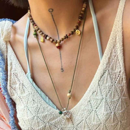 Totem Elephant Pendant Necklace - Crystalory