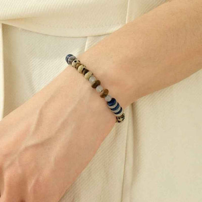 Wood Beaded Bracelet - Crystalory