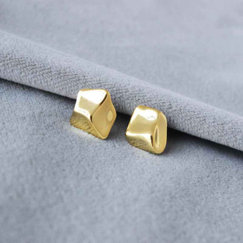 Meteorite Stud Earrings - Crystalory