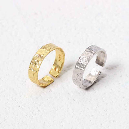 S925 Silver Adjustable Ring - Crystalory