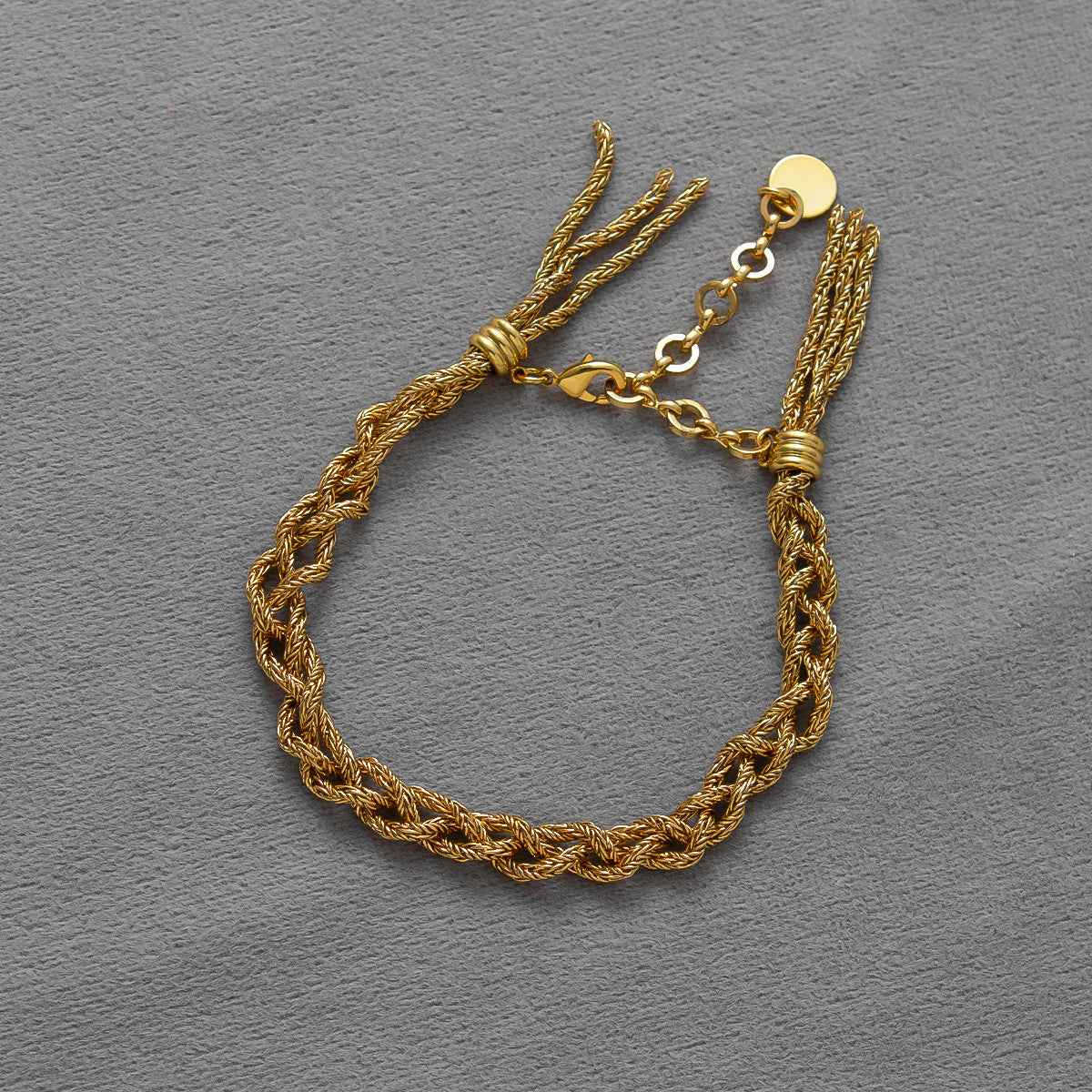 Gold Rope Chain Bracelet