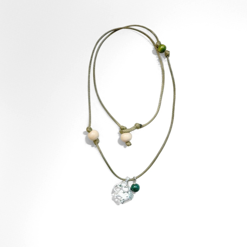 Totem Elephant Pendant Necklace - Crystalory