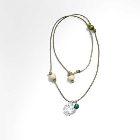 Totem Elephant Pendant Necklace - Crystalory