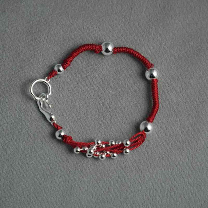 Gold & Silver Beaded Bracelet