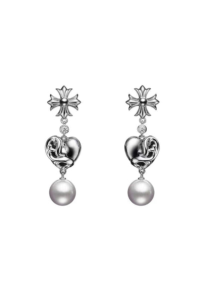 Cross Pearl Jewelry Set - Crystalory