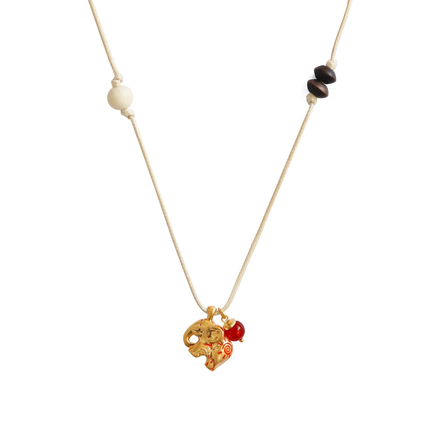 Totem Elephant Pendant Necklace - Crystalory