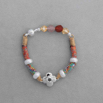 Floral Beaded Bracelet