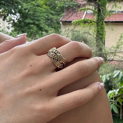 Vintage Braided Rope Ring