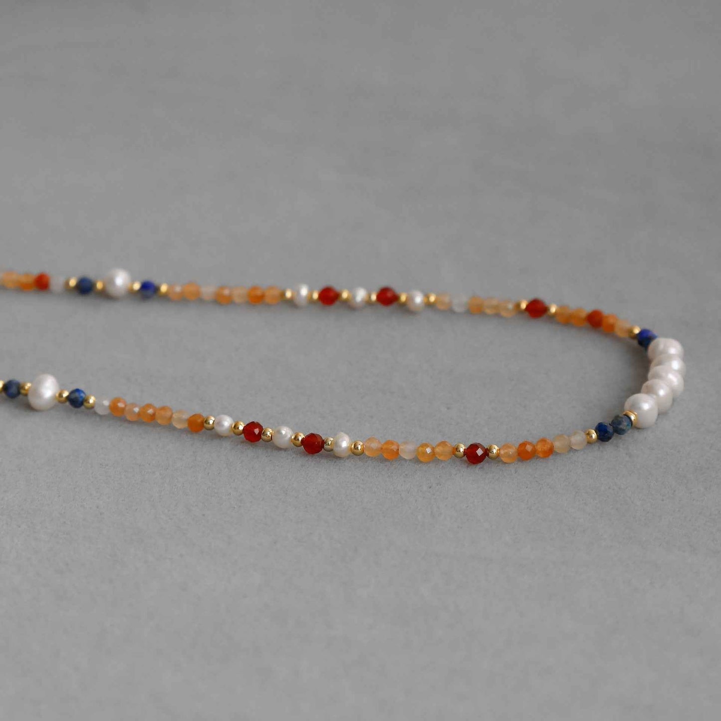 Van Gogh Sunflower Beaded Necklace - Crystalory