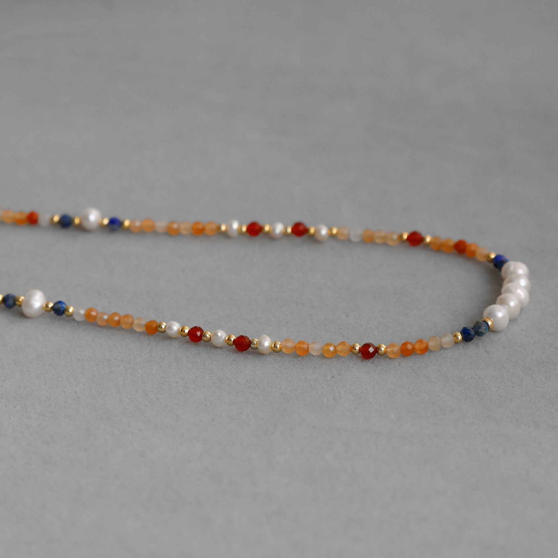 Van Gogh Sunflower Beaded Necklace - Crystalory