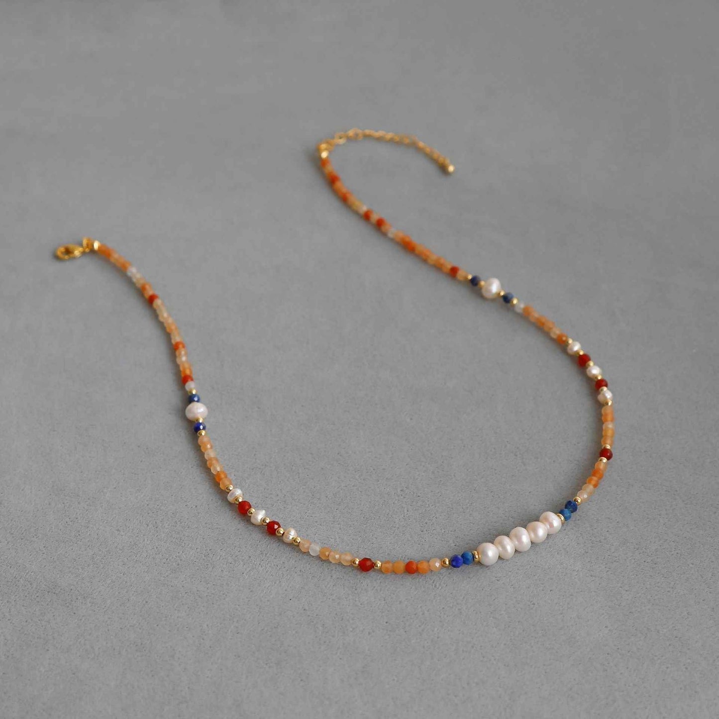 Van Gogh Sunflower Beaded Necklace - Crystalory