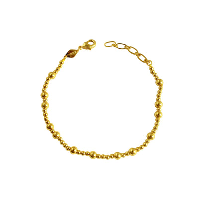 Gold Beaded Bracelet
