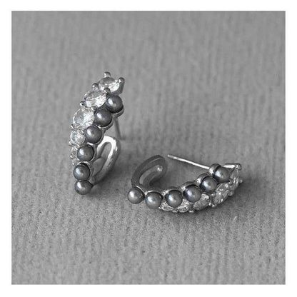 Gray Pearl Pendant Necklace - Crystalory