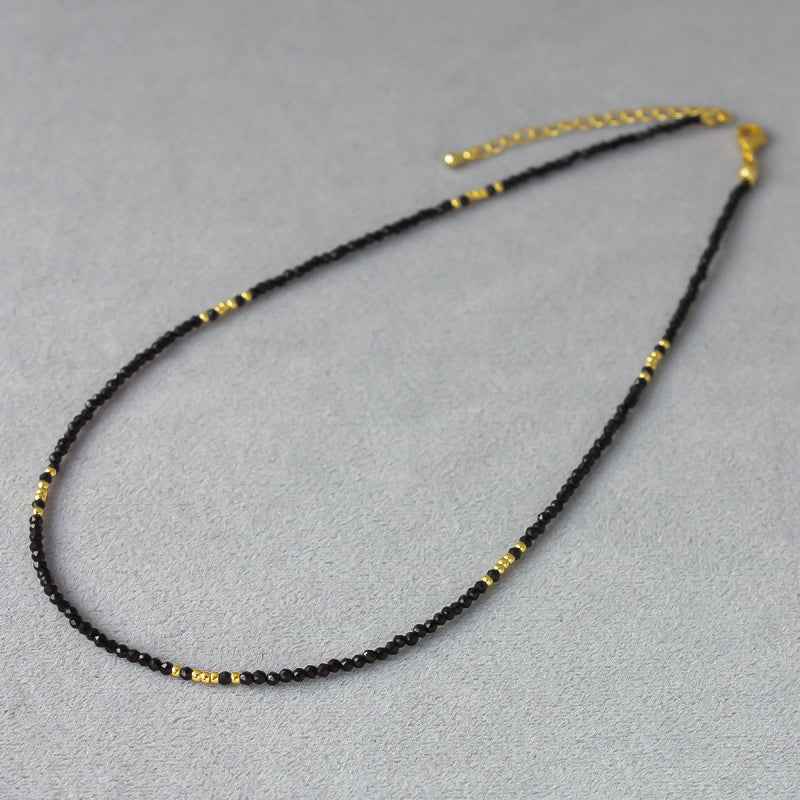 Minimalist Beaded Necklace - Crystalory
