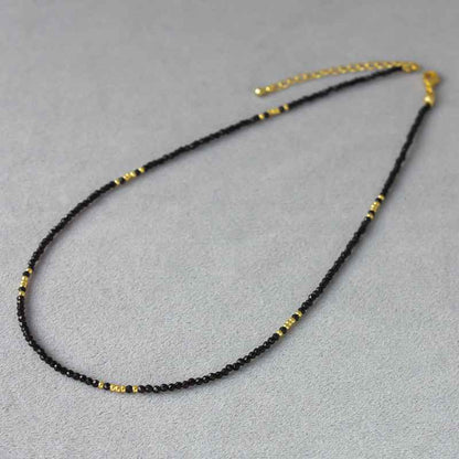Minimalist Beaded Necklace - Crystalory