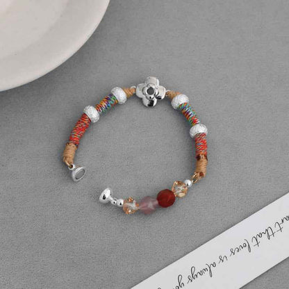 Floral Beaded Bracelet