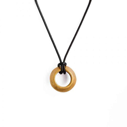 Vintage Circle Pendant Necklace - Crystalory